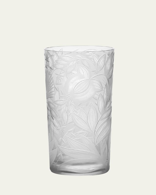 Verdure Crystal Highball Glass, 17.5 oz.